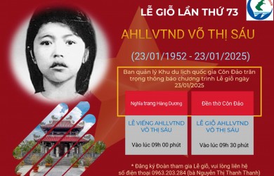 Lễ giỗ Anh hùng Lực lượng Vũ trang Nhân dân Võ Thị Sáu lần thứ 73