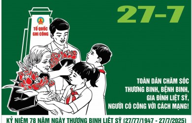 Kỷ niệm 78 năm ngày Thương binh liệt sỹ