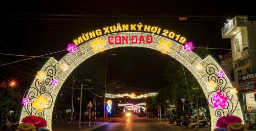 Limit high-level vehicles above 4m on Nguyen Hue Street in Con Dao district