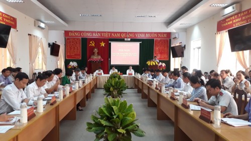 Hội nghị Ban chấp hành Đảng bộ huyện Côn Đảo lần thứ 33