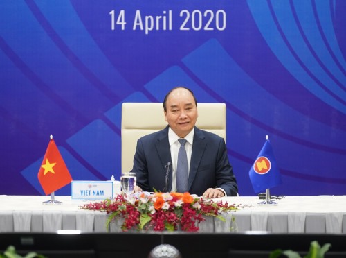 Chùm ảnh: Thủ tướng chủ trì Hội nghị cấp cao đặc biệt ứng phó COVID-19