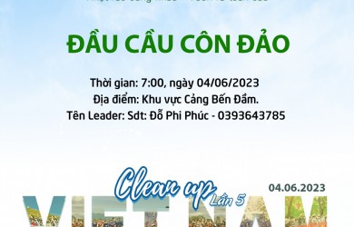 Côn Đảo hưởng ứng chiến dịch "CLEAN UP VIỆT NAM" lần 5 cùng cả nước