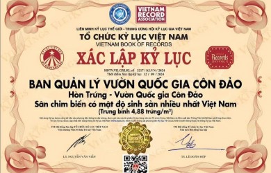 Hòn Trứng được xác nhận kỷ lục Việt Nam