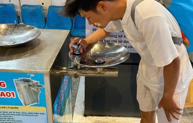 Nhân rộng mô hình máy lọc nước tinh khiết uống tại vòi ở Côn Đảo