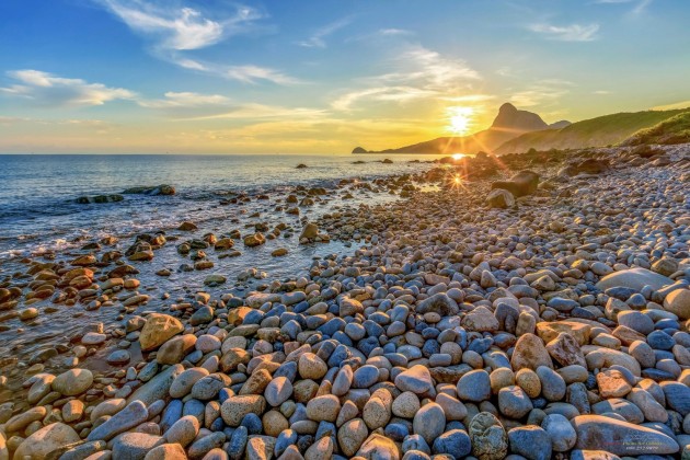 Nhat beach – where sunset paints the golden history Of Con...