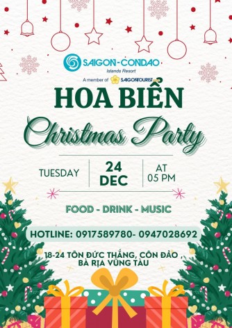 Hẹn hò Giáng sinh ấm áp, rộn ràng lễ hội tại Nhà hàng Hoa Biển