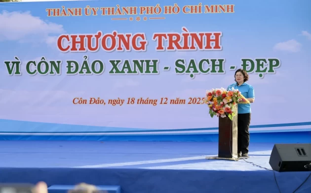 Thành ủy TPHCM phát động chương trình "Vì Côn Đảo xanh - sạch - đẹp”