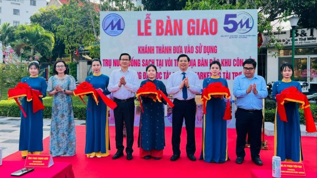 Côn Đảo có 7 trụ nước uống sạch miễn phí phục vụ người dân, du khách