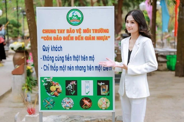 Hoa hậu Nguyễn Thanh Hà nêu sáng kiến bảo vệ môi trường Côn Đảo